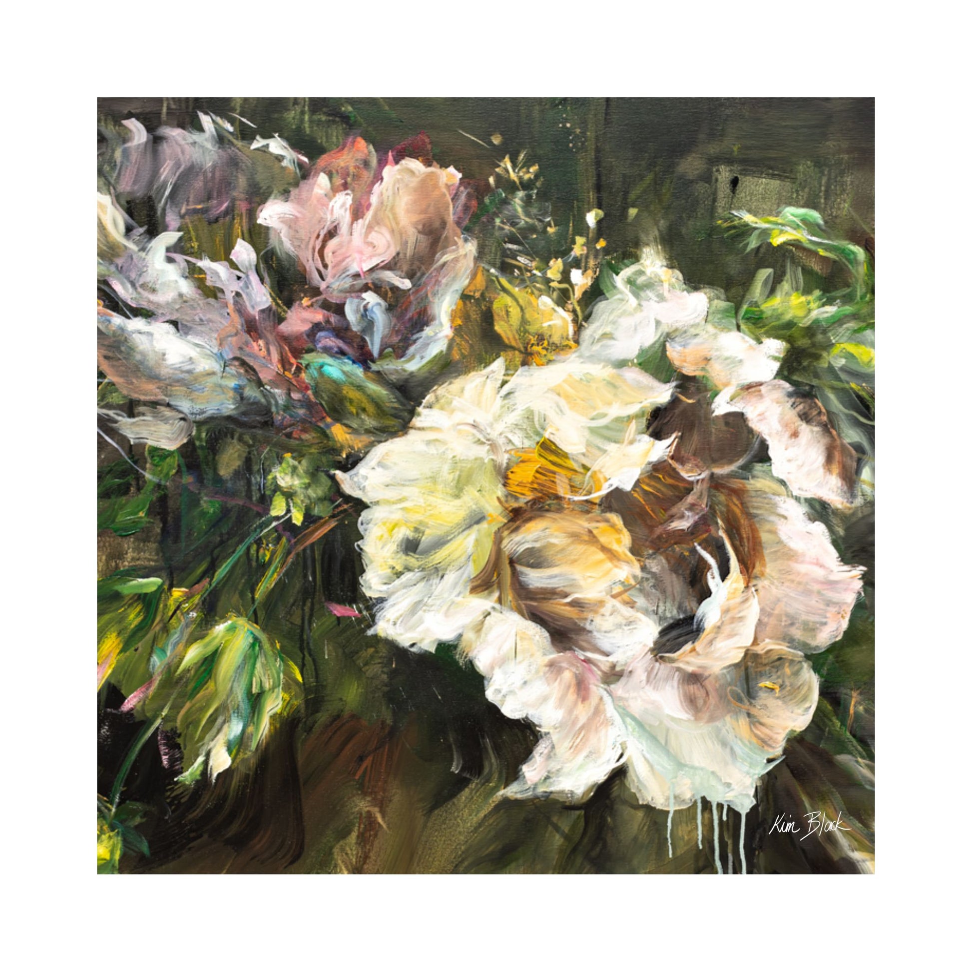 Square Greeting Cards & Envelopes - Kim Black - Ruthanne Collection