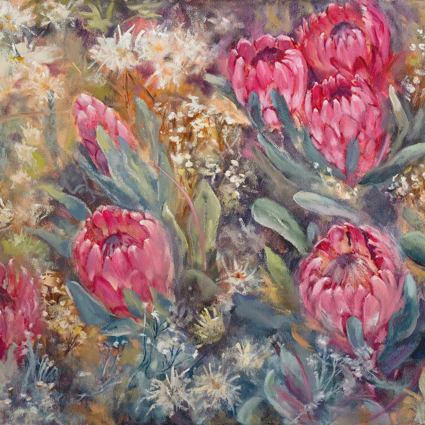 Prize Protea Canvas Print