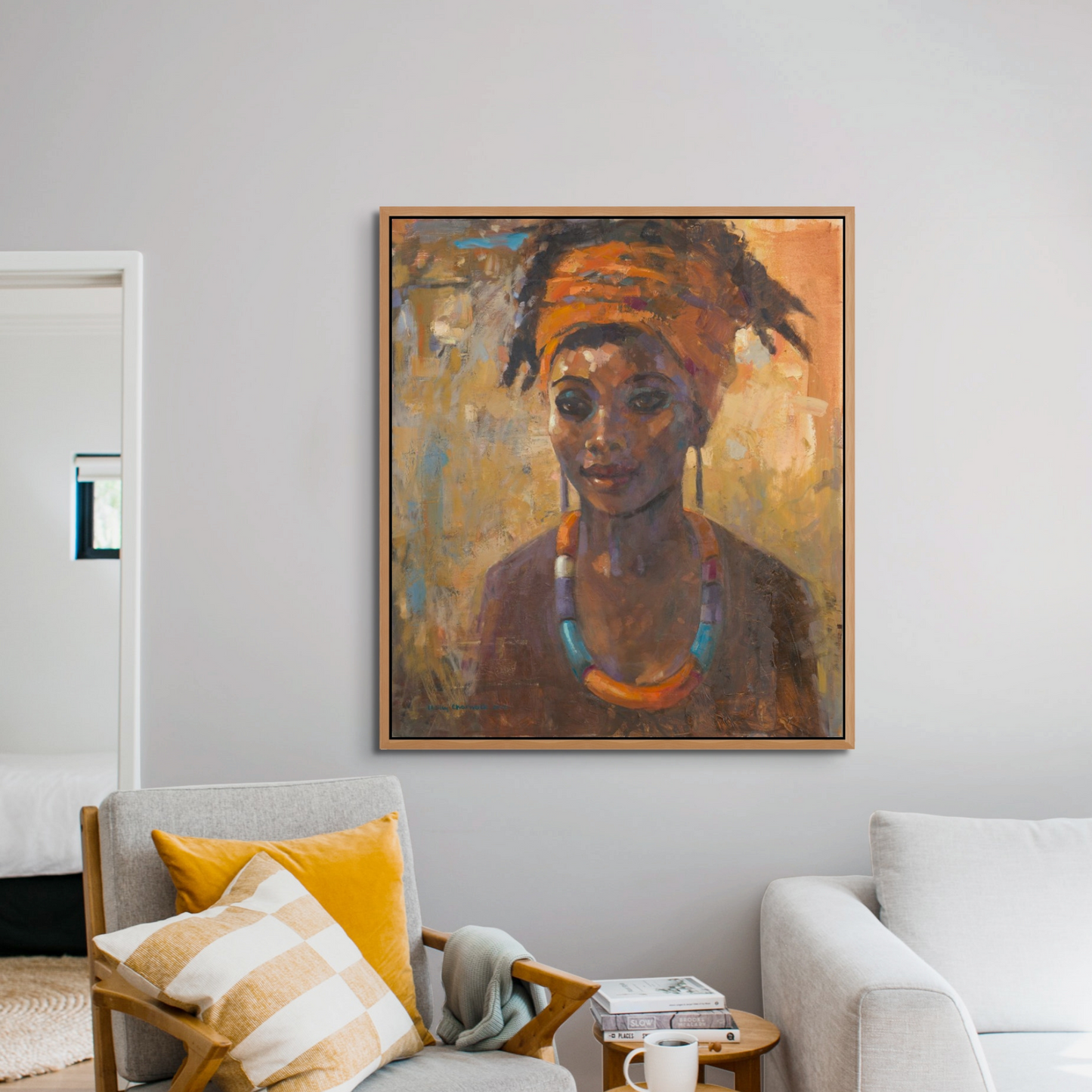 African Elegance Canvas Print