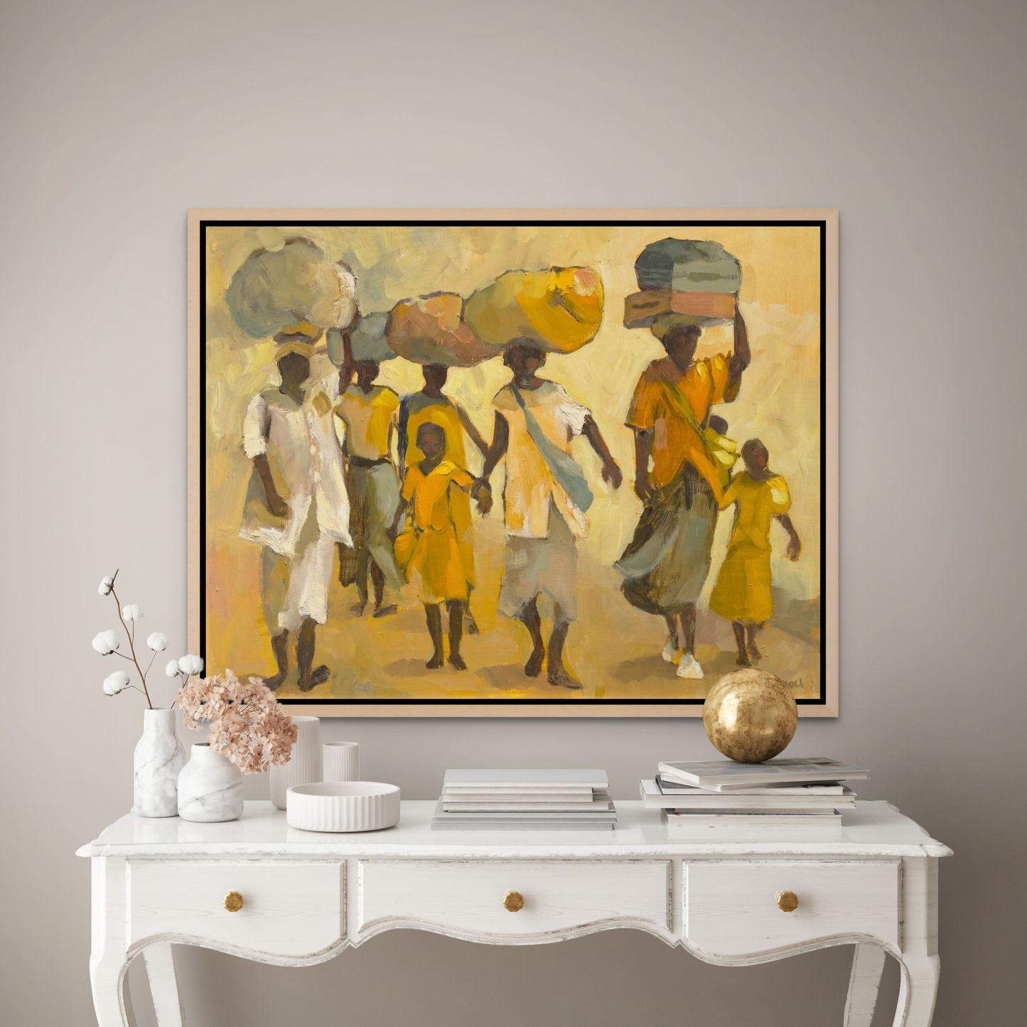 African Science Canvas Print