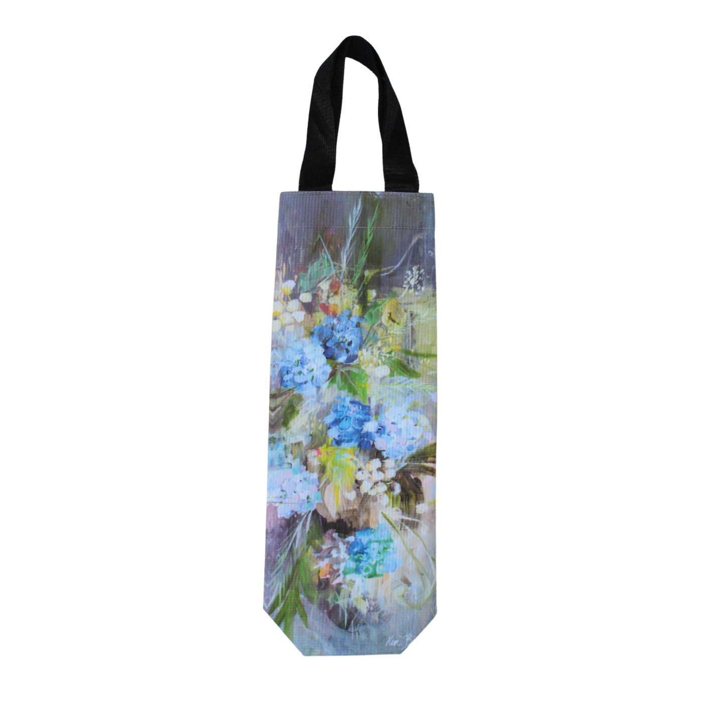 Blue Bells Wine Bag | Elegant Gift Packaging | Ruthanne Collection