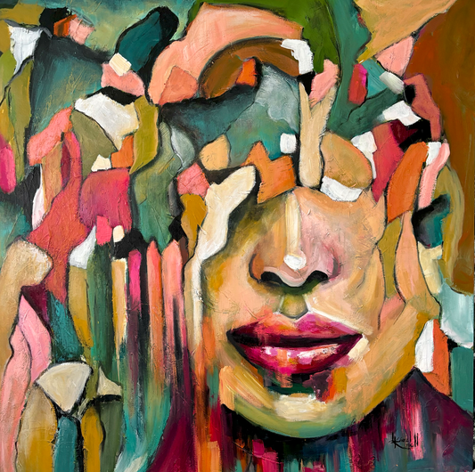 Beauty Fragmented Canvas Print