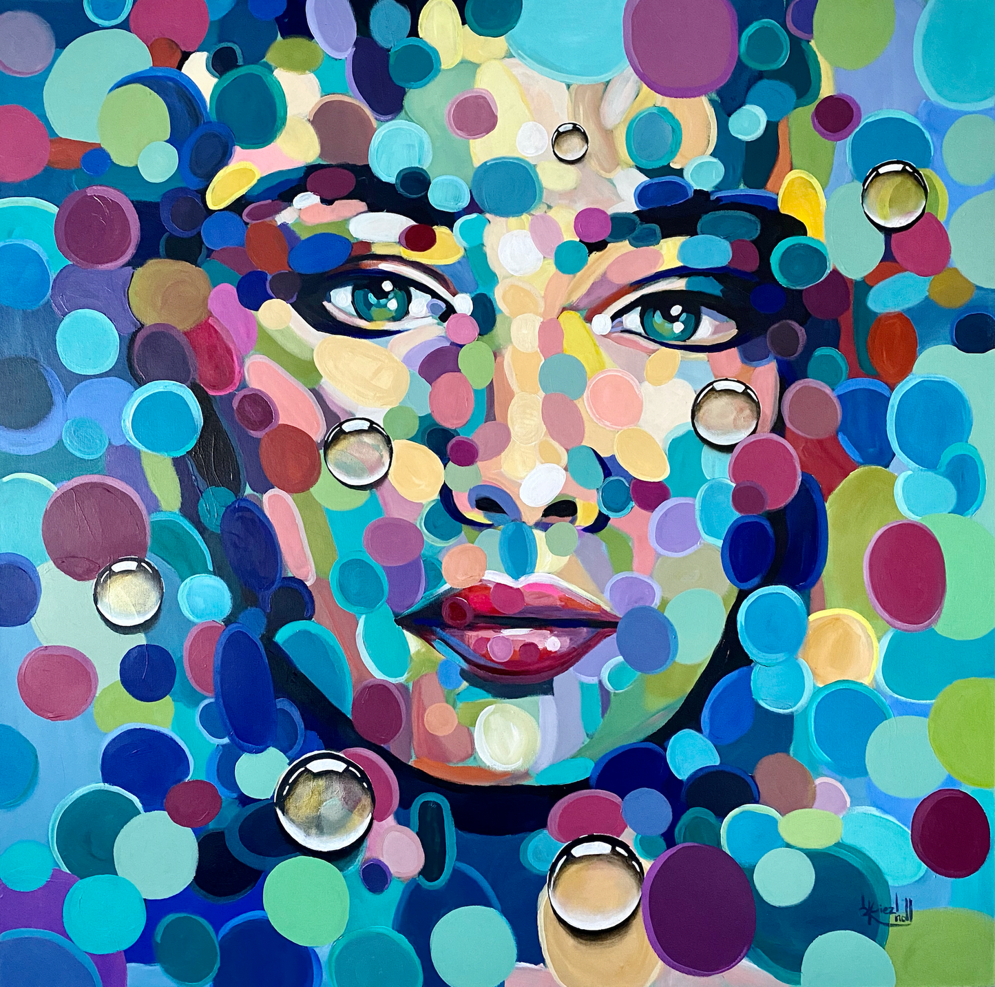 Beauty From Bubbles Canvas Print