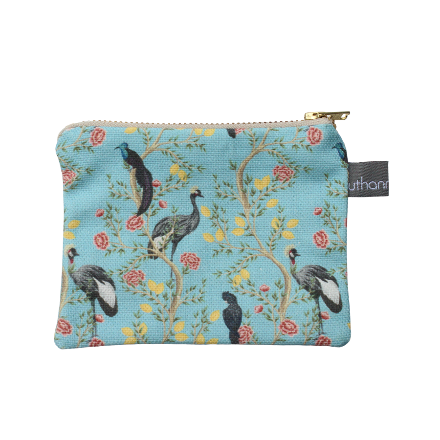 Betty Blue Cotton Coin Purse