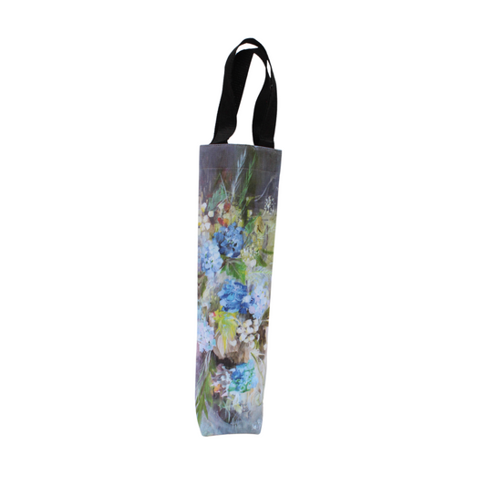 Blue Bells Wine Bag | Elegant Gift Packaging | Ruthanne Collection