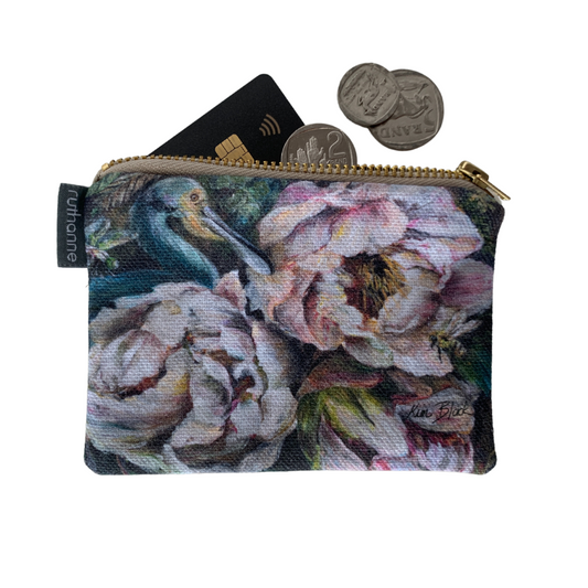 Celebrating Paradise Cotton Coin Purse - Kim Black - Ruthanne Collection