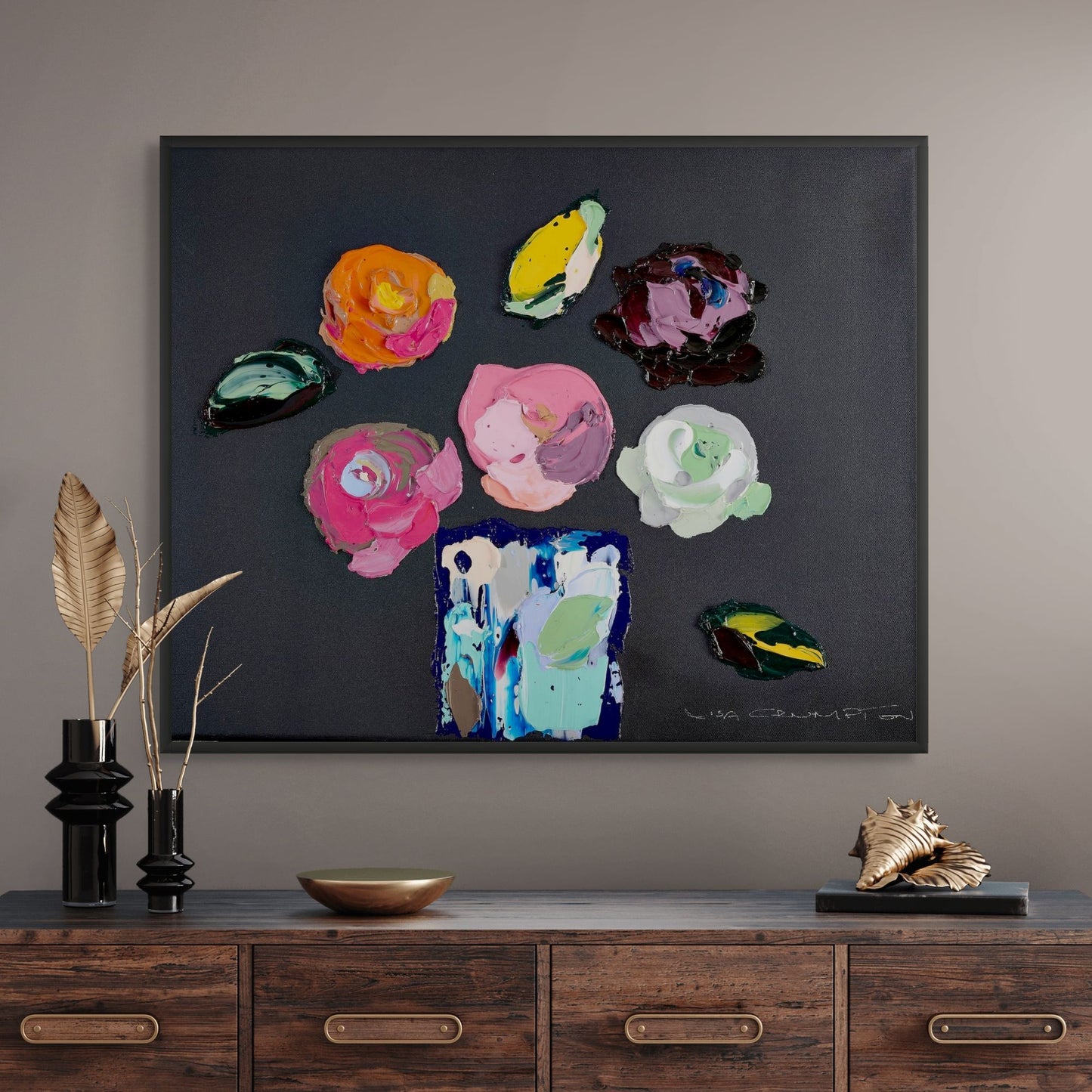 Five Roses ll Canvas Print