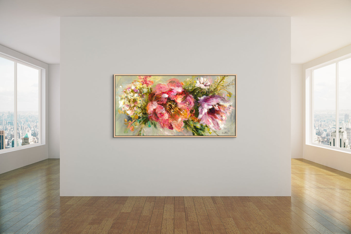 Floriography on Wall - Kim Black - Ruthanne Collection