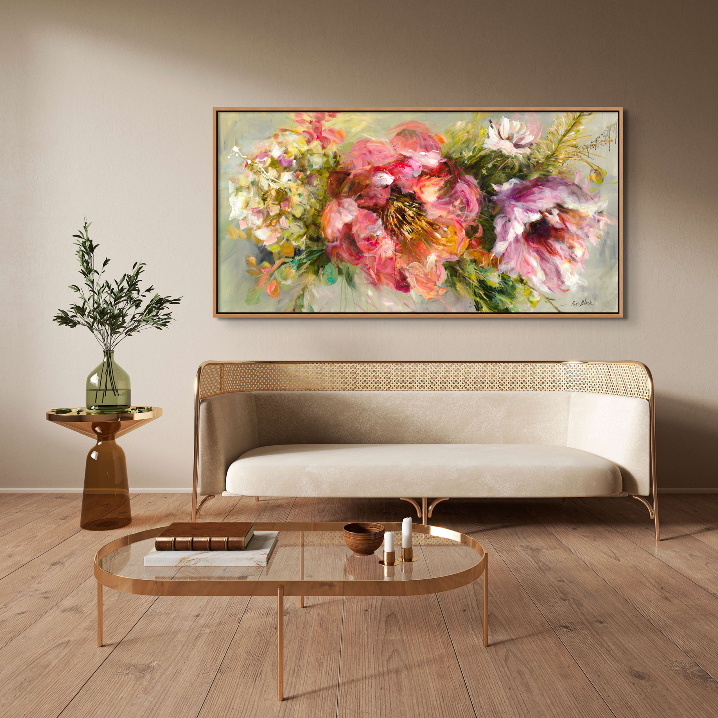 Floriography Canvas on Wall - Kim Black - Ruthanne Collection