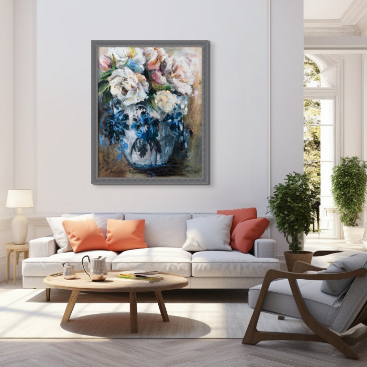 Full Bloom Print on the Wall - Kim Black - Ruthanne Collection