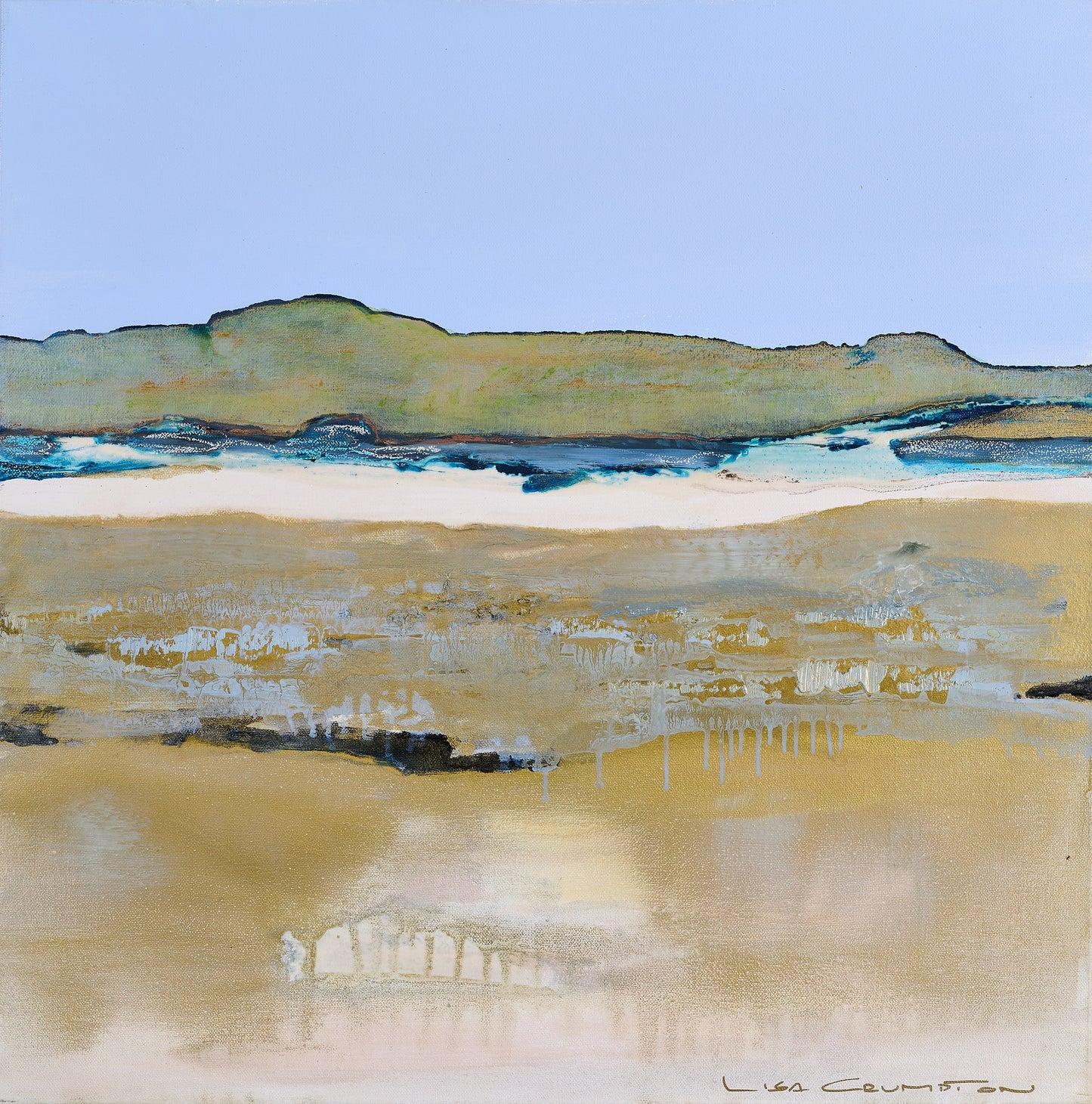 Golden Sands ll Canvas Print