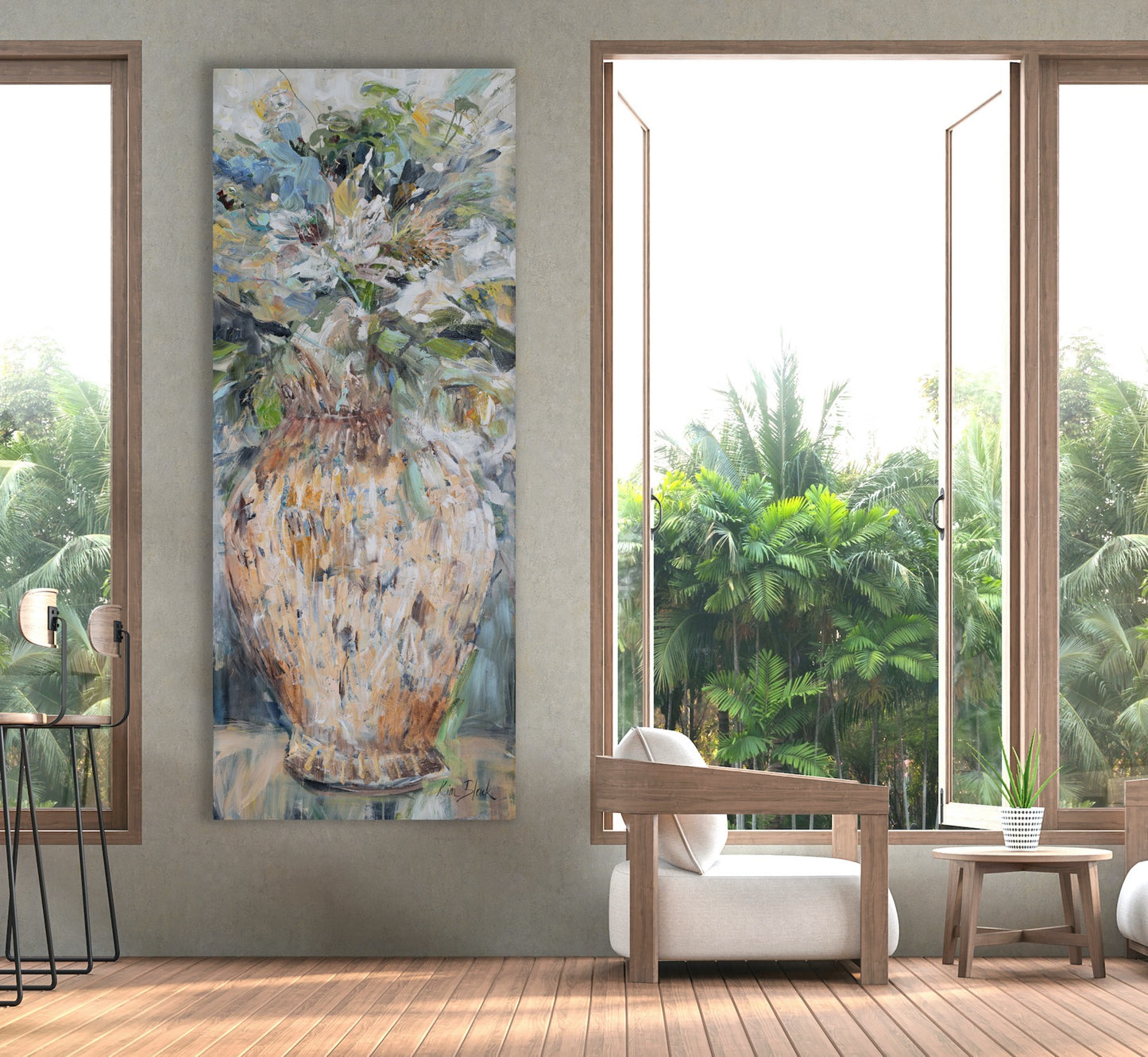 Natural Inclination on Wall - Kim Black - Ruthanne Collection