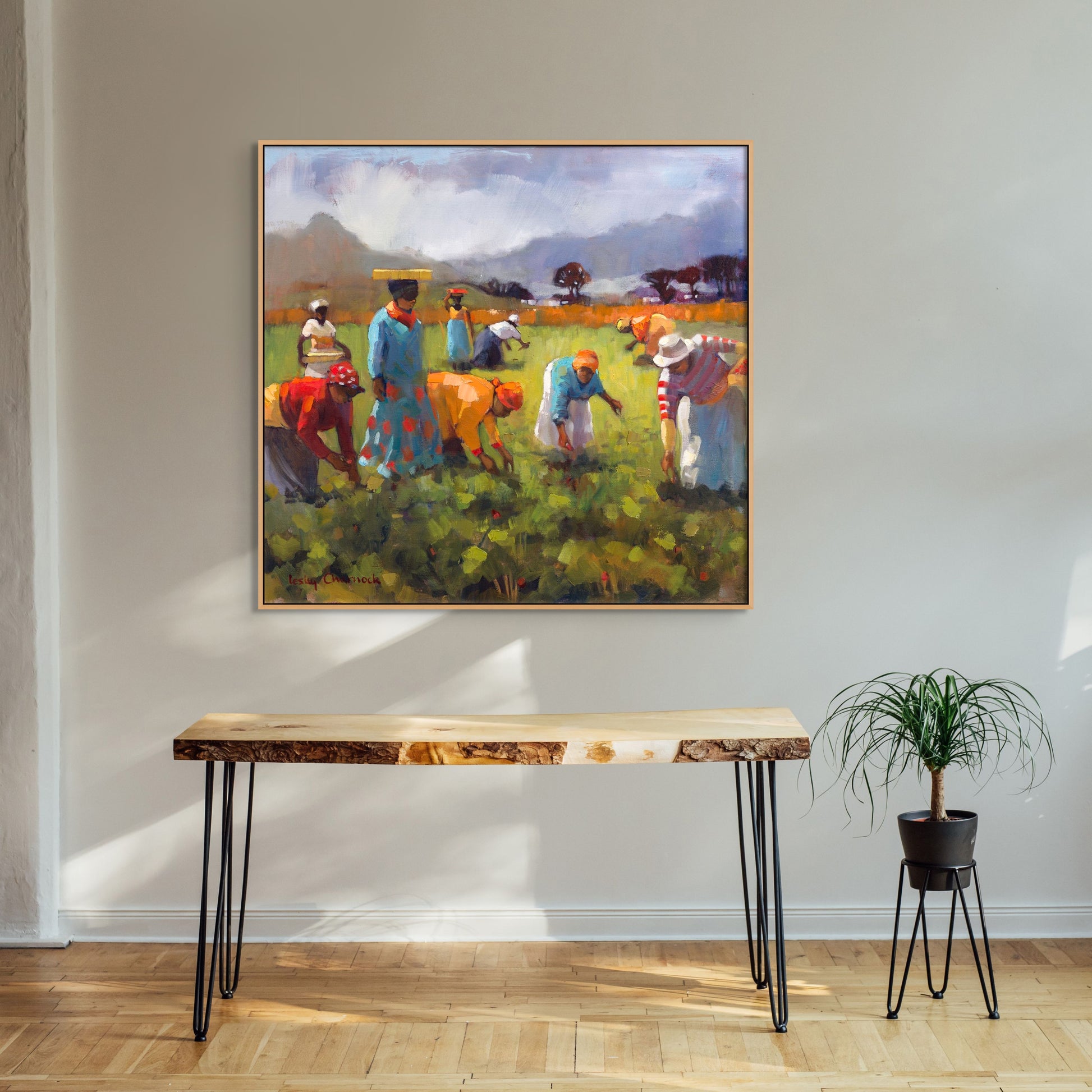 Jungle Vibes Canvas Print on Wall - Kim Black - Ruthanne Collection