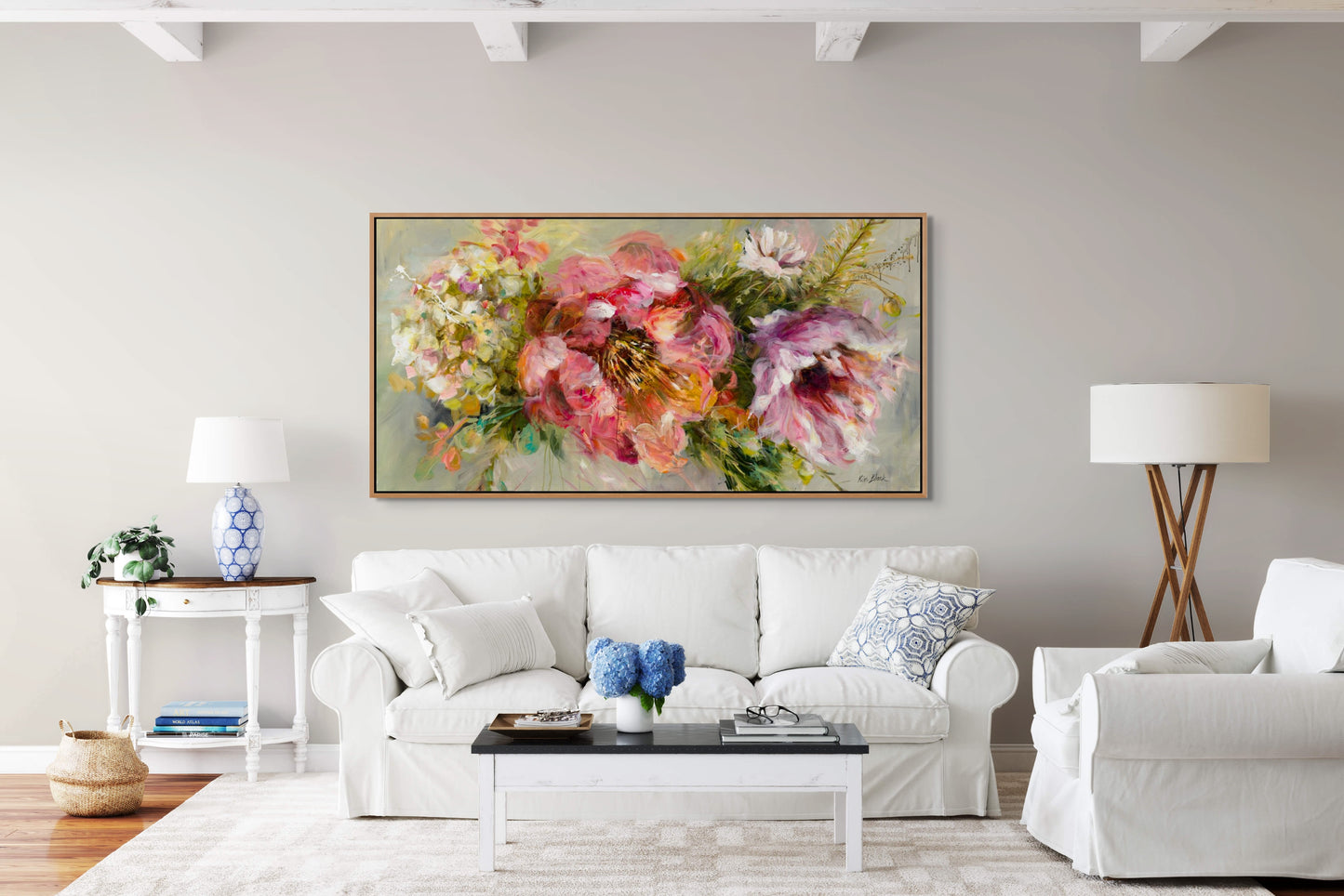 Floriography Canvas on Wall - Kim Black - Ruthanne Collection