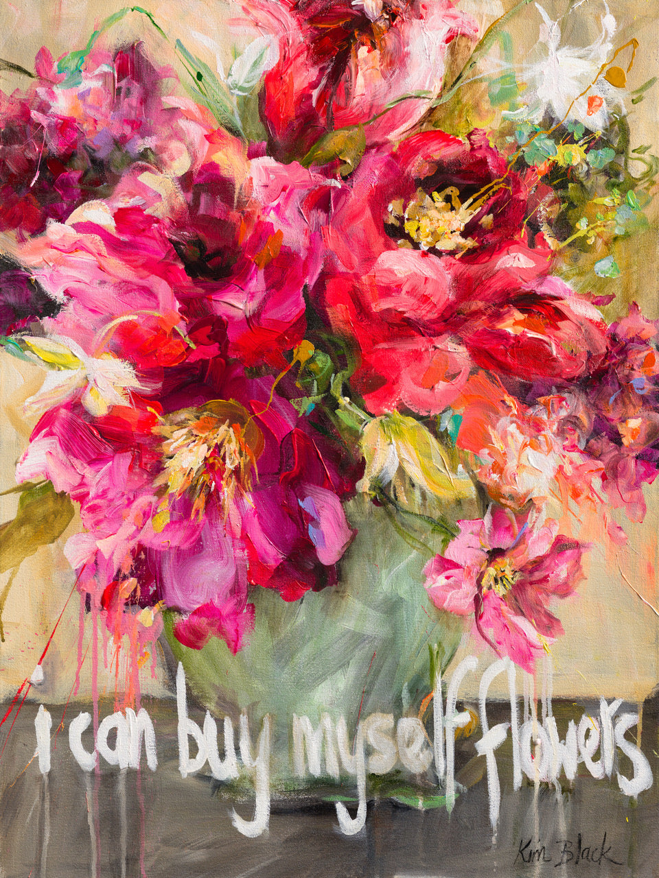 I Can Buy Myself Flowers Canvas Print