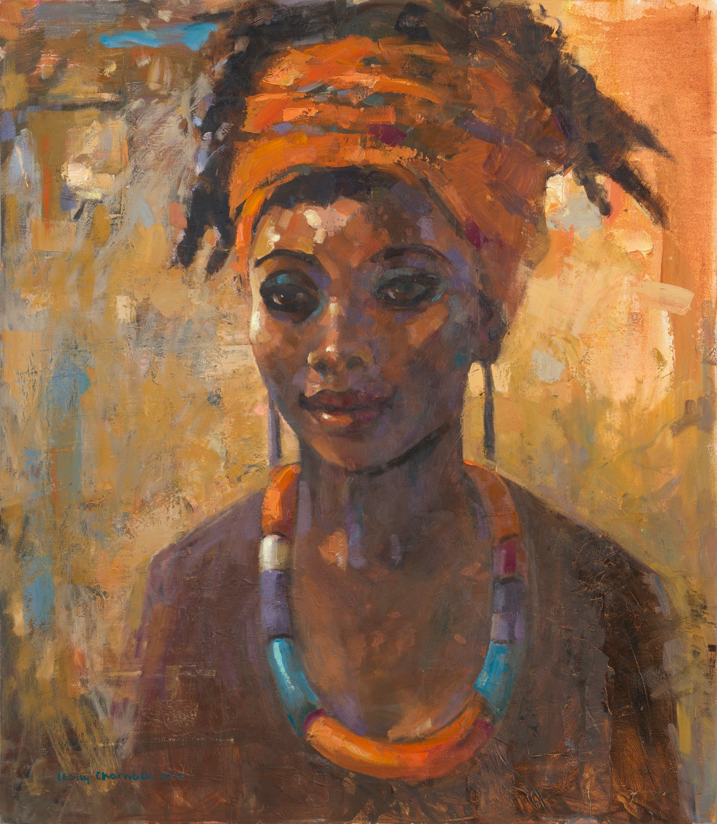 African Elegance Canvas Print