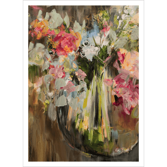 On Her Table Poster Print