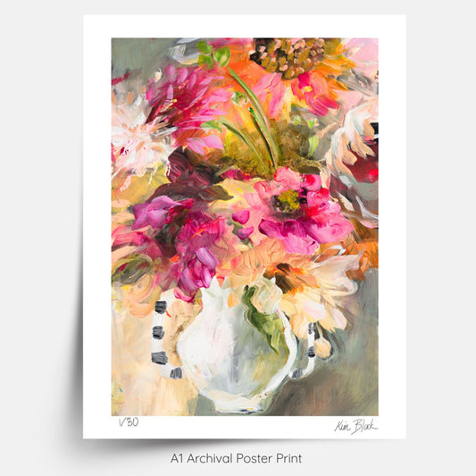 One of Many - Limited Edition Signed Poster Print by Kim Black