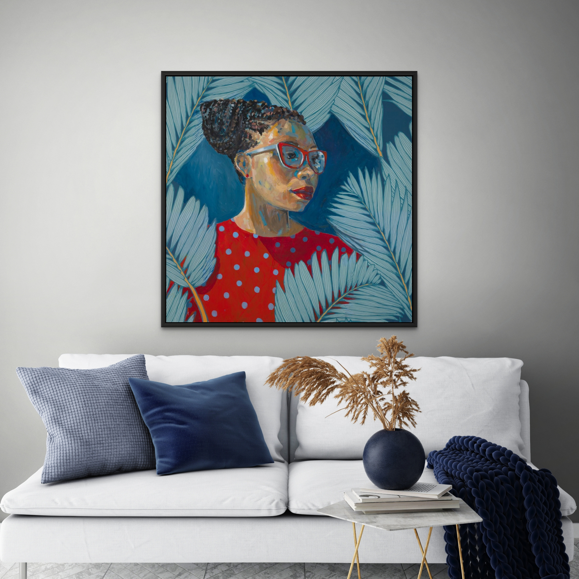 Palm Island Canvas on the Wall - Lesley Charnock - Ruthanne Collection