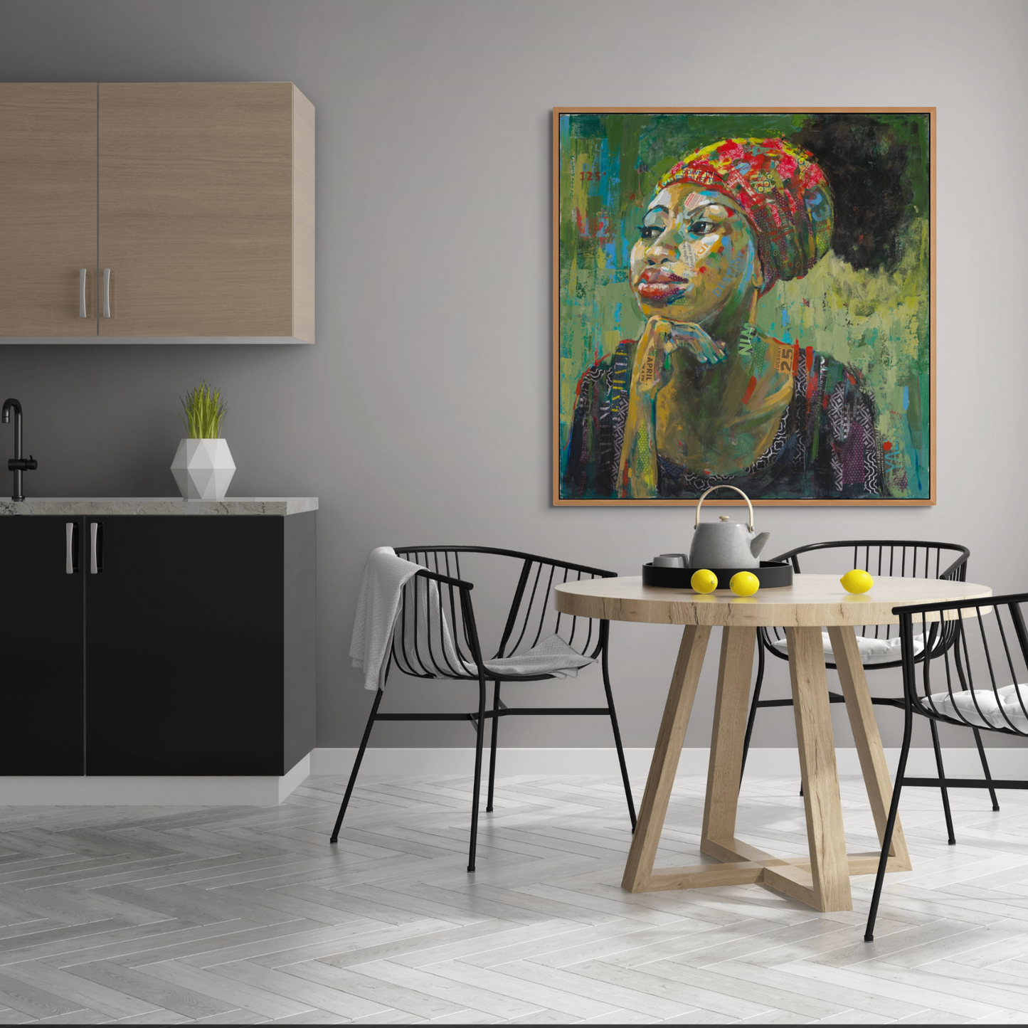 Reflections Canvas on Wall - Lesley Charnock - Ruthanne Collection