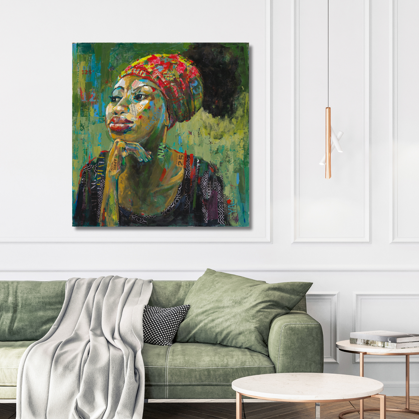 Reflections Canvas on Wall - Lesley Charnock - Ruthanne Collection