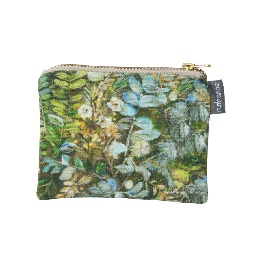 Botanical Cotton Coin Purse | Charming & Practical | Ruthanne Collection
