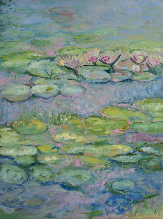 Water Lillies - Purity Canvas Print