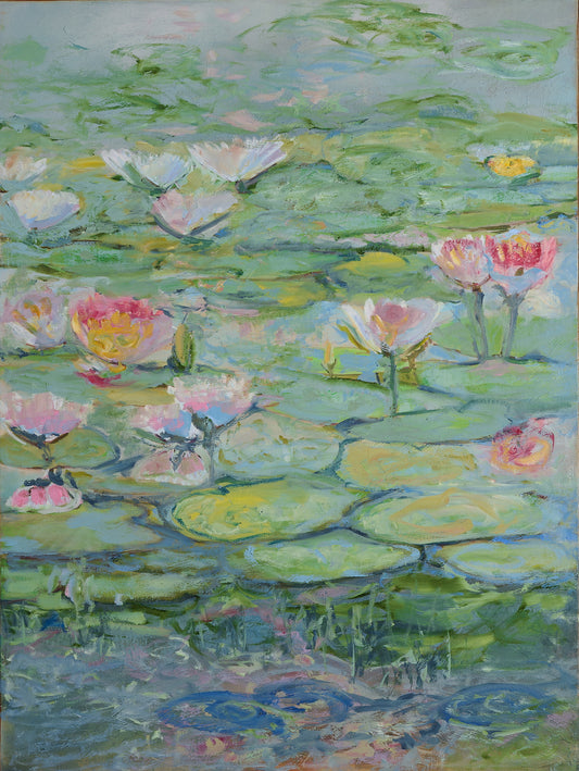 Water Lillies - Unity Canvas Print