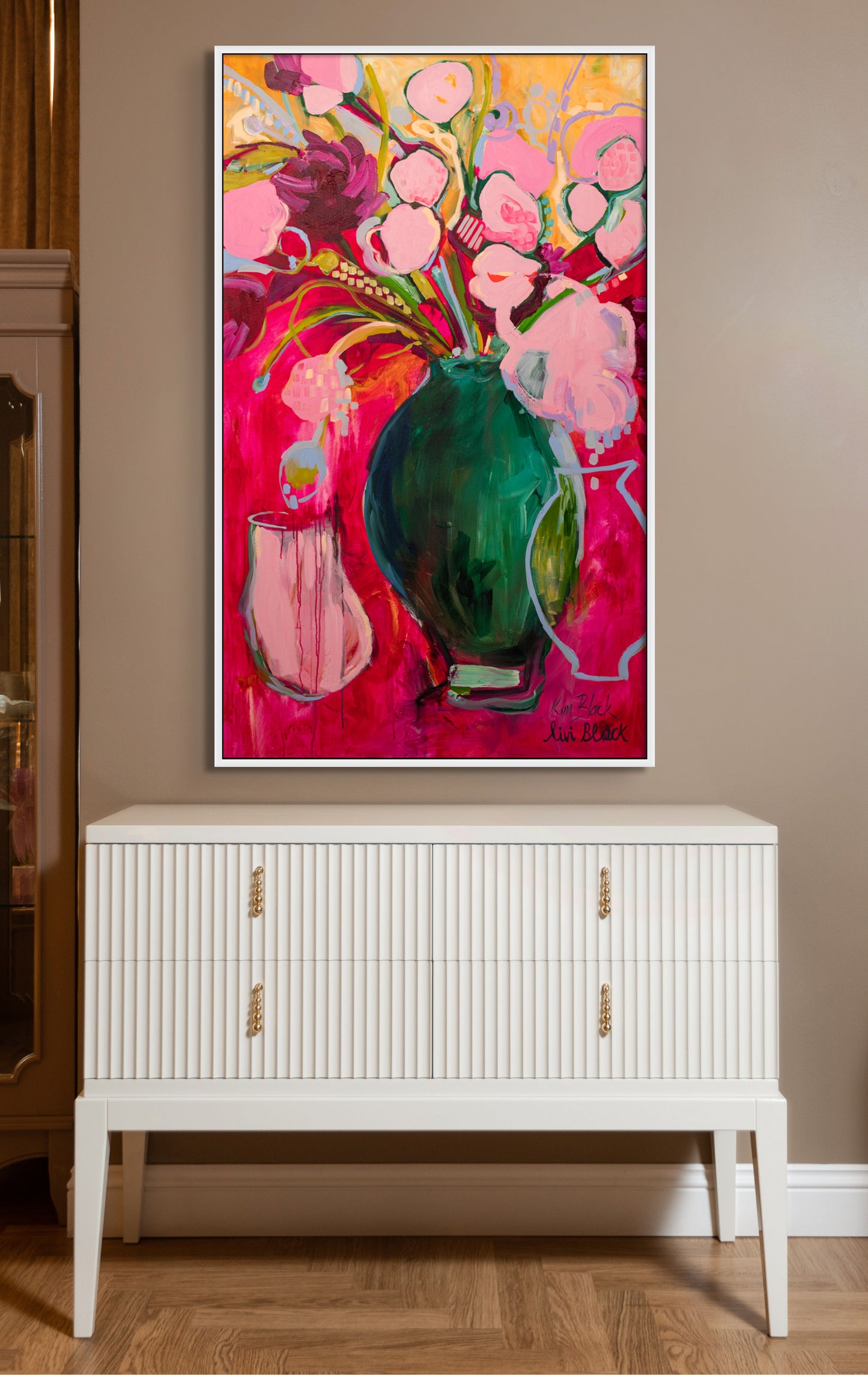 Colour Collab Canvas Print - Kim Black - Ruthanne Collection