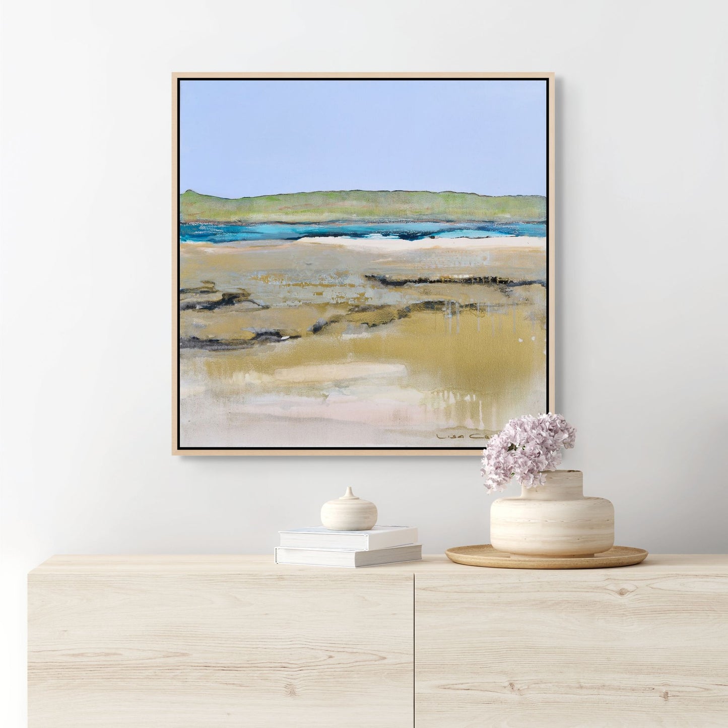 Golden Sands l Canvas Print