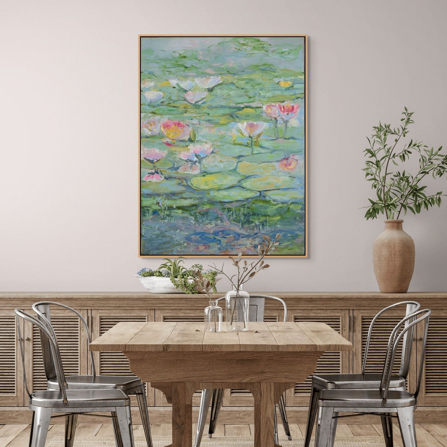 Water Lillies - Unity Canvas Print