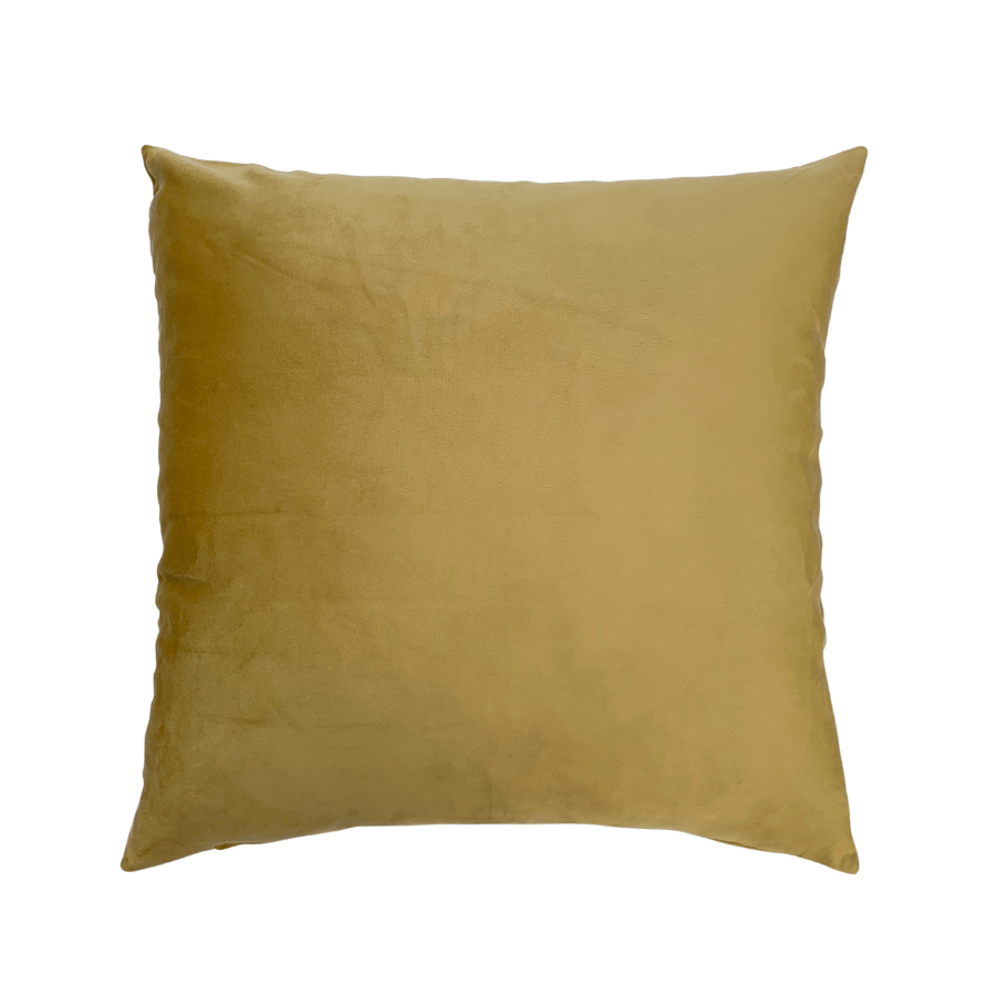 Back of Living in Colour Velvet Cushion - Kim Black - Ruthanne Collection