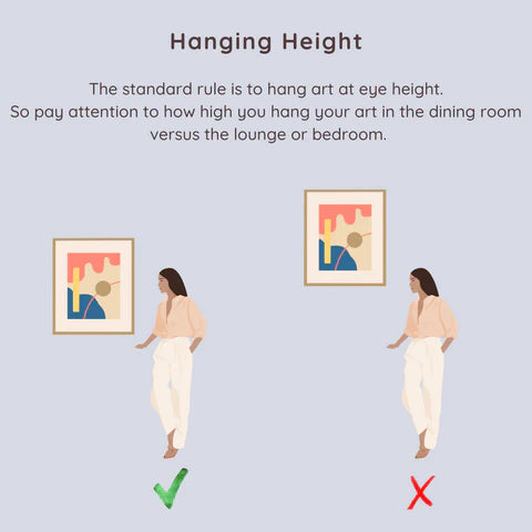 The Four Basic Rules to Hanging Wallart