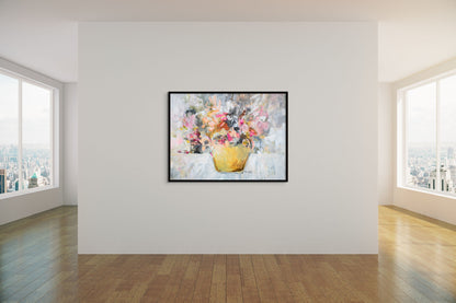 Space to Breathe Canvas Print in Black Frame - Kim Black - Ruthanne Collection