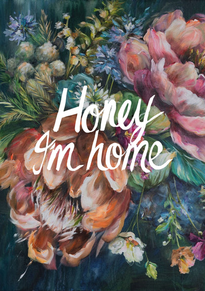 Honey I'm Home Canvas Print