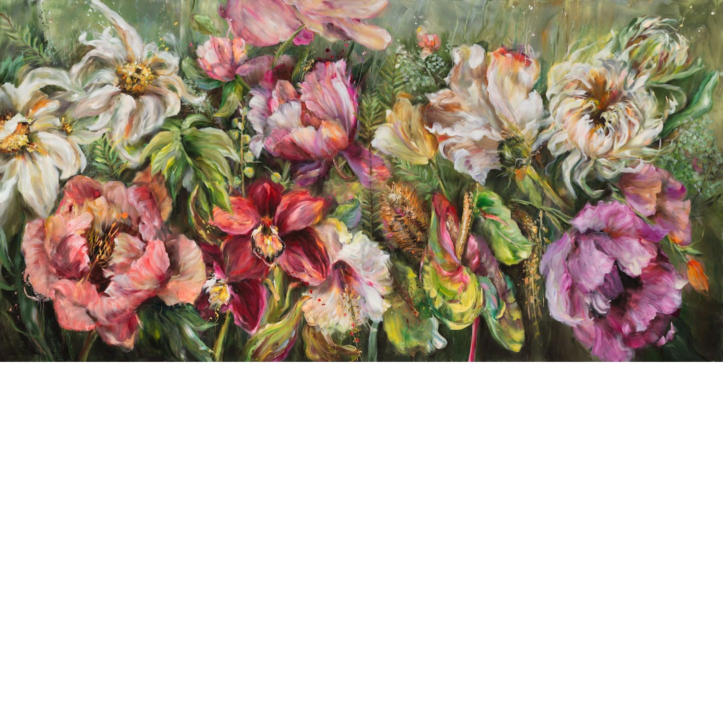 A Peace of The Garden Canvas Print