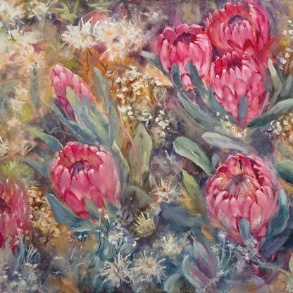 Prize Protea Canvas Print