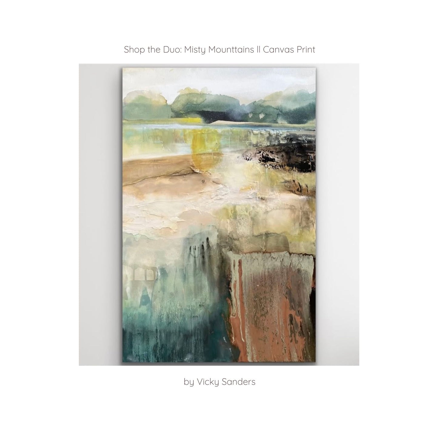 Misty Mountain l Canvas Print