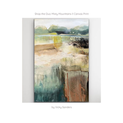 Misty Mountain l Canvas Print