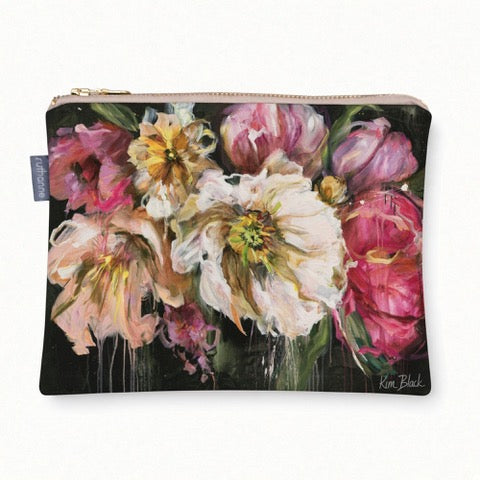 Living in Luxury Floral Cosmetic Bag