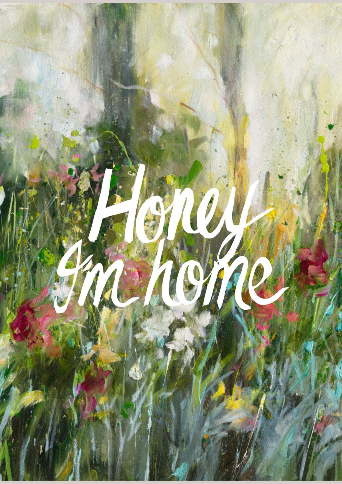 Honey I'm Home Canvas Print