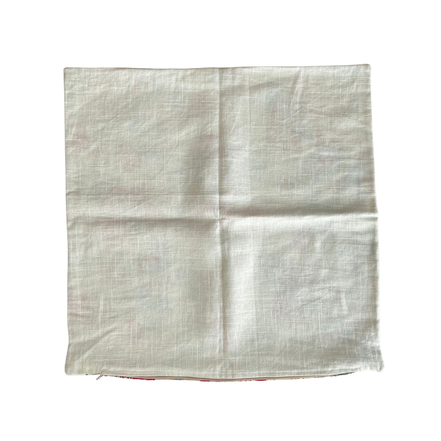 Pink Floral Print Cotton Scatter Cushion 60 x 60cm