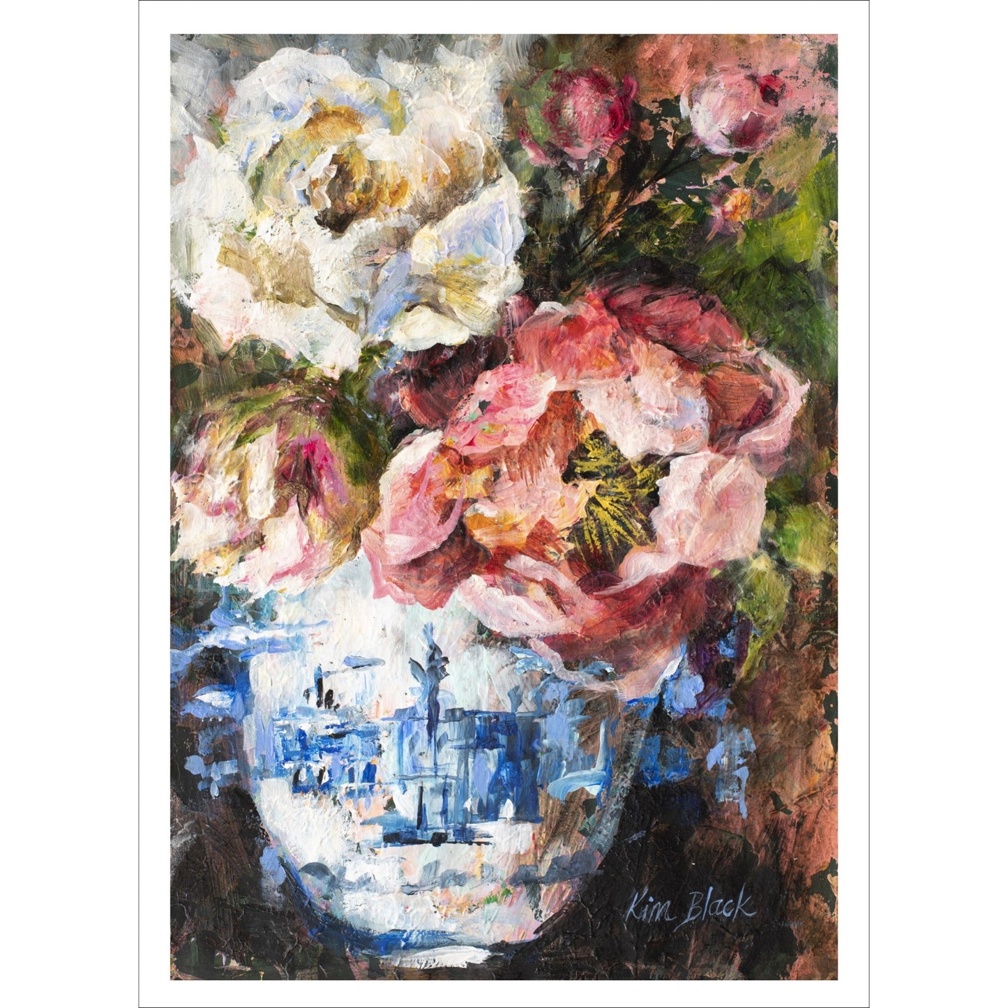 Joyful Peony Poster Print