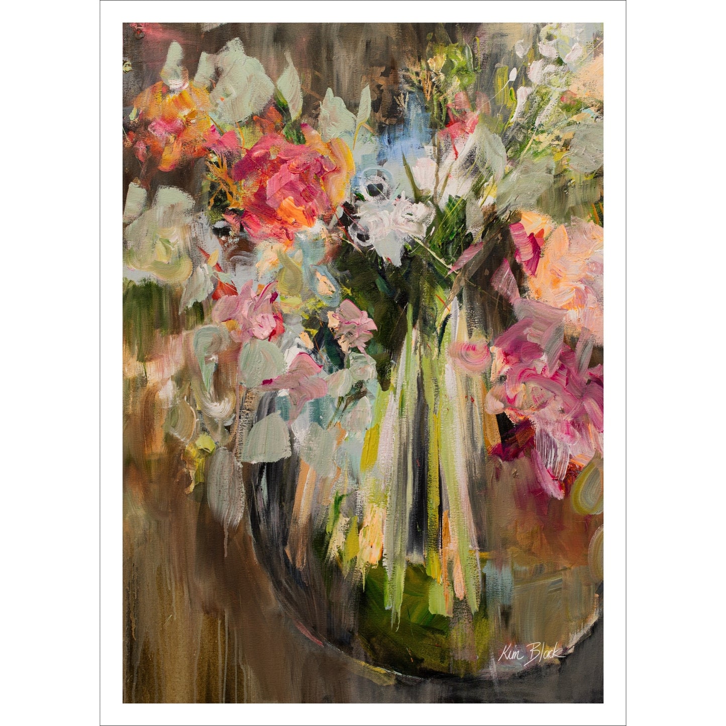 On Her Table Poster Print