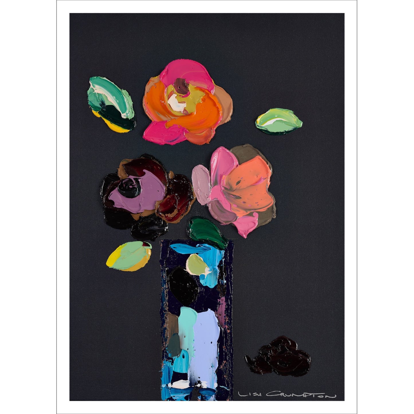 Palette of Petals lll Poster Print