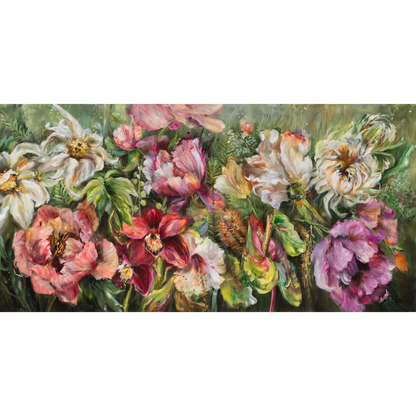 A Peace of The Garden Canvas Print