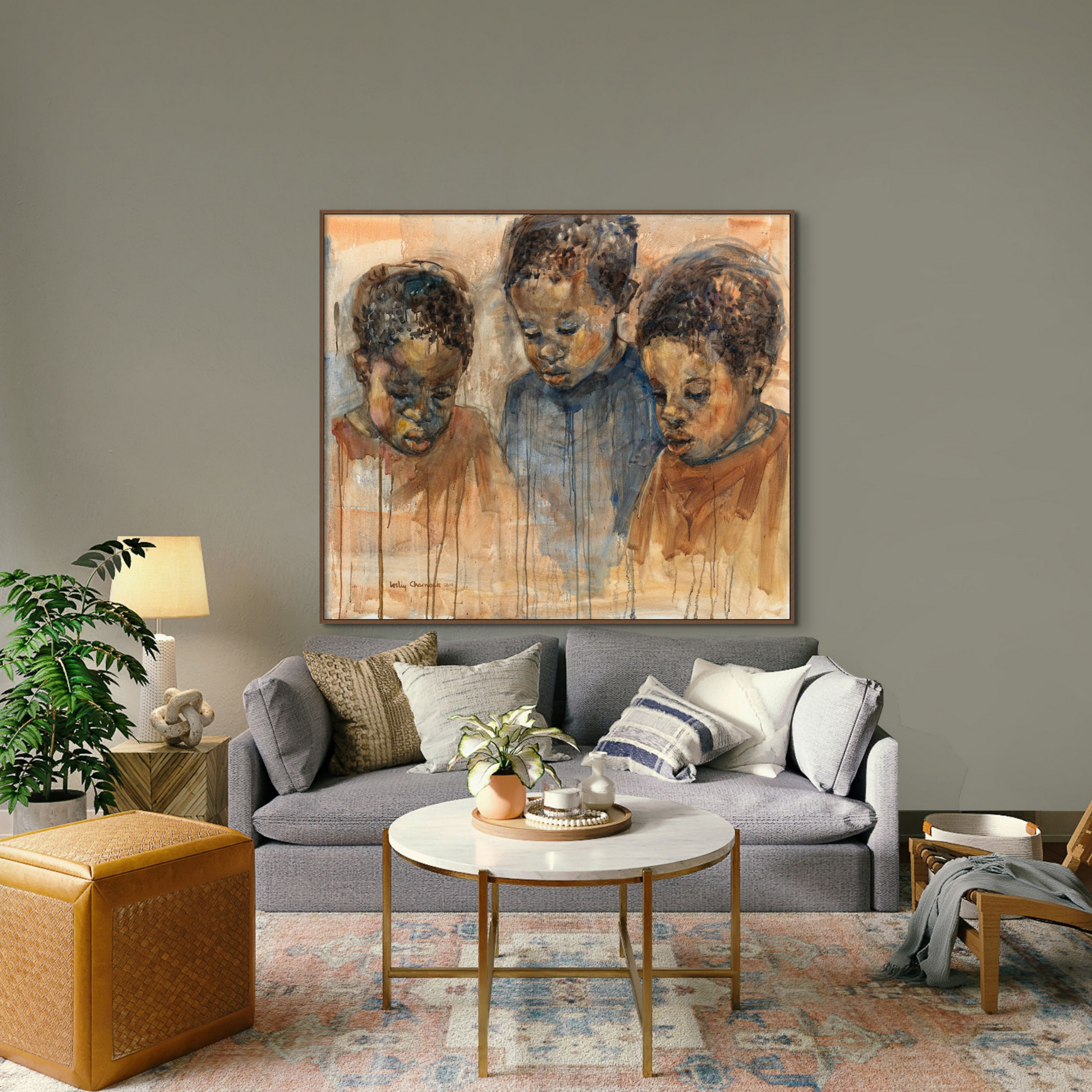 Brothers Canvas Print on Wall - Ruthanne Collection