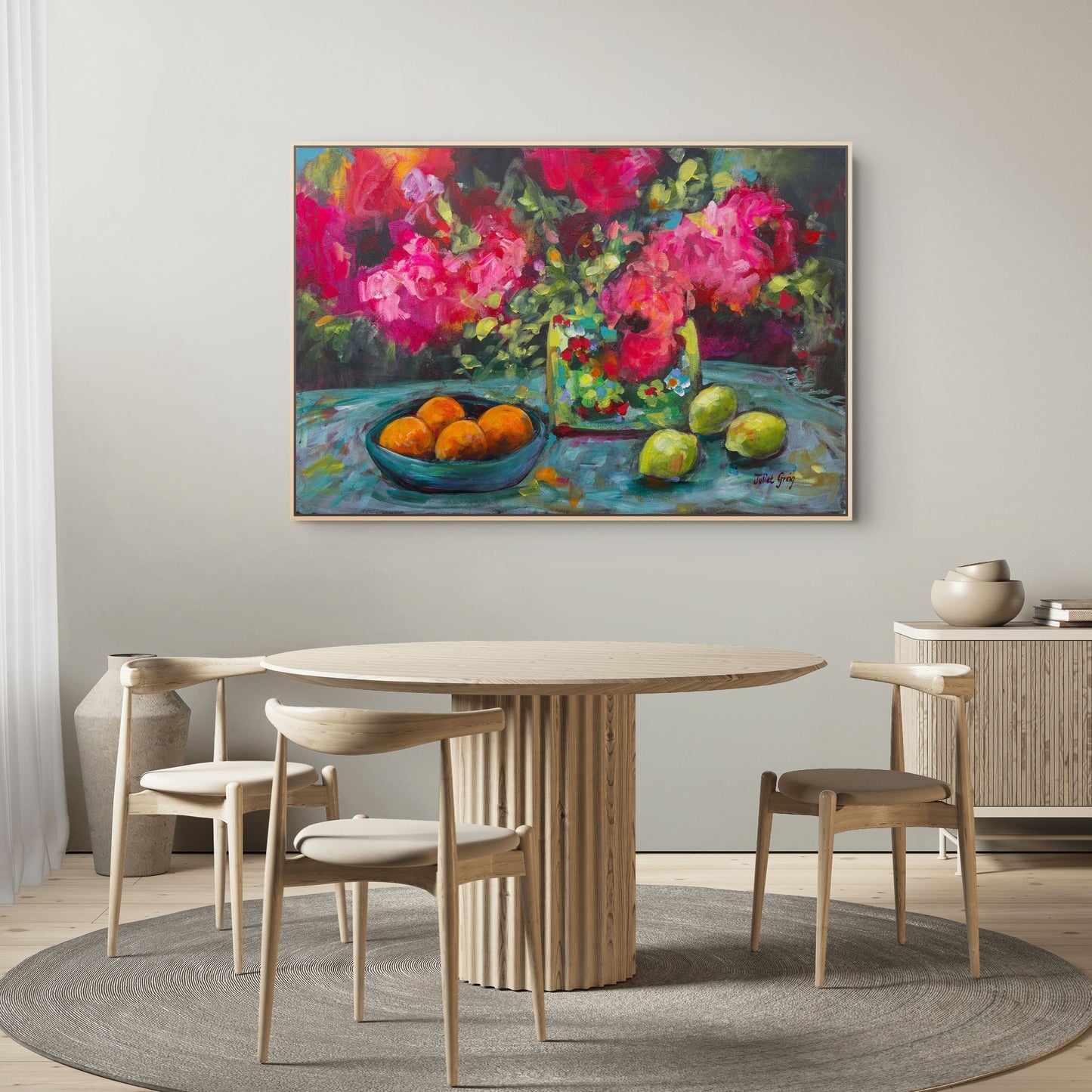 Fruit and Flowers Canvas Print