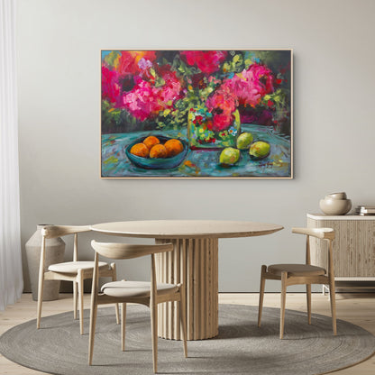Fruit and Flowers Canvas Print