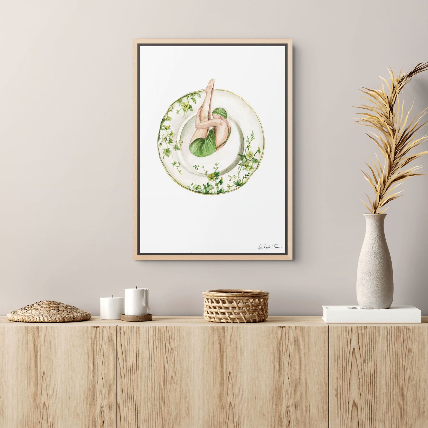 Verborge in Genade Canvas Print